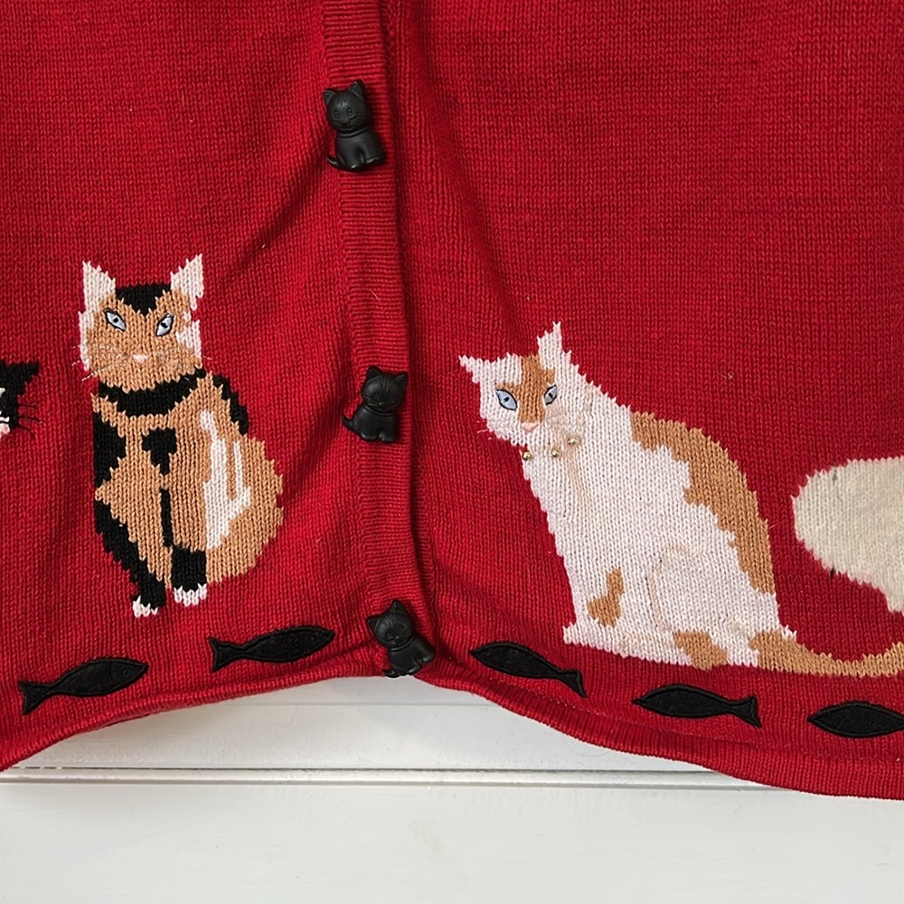 Red Cat Design Sweater - Picture 2 of 8